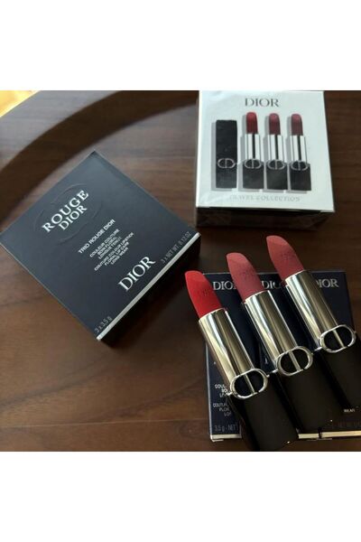 Christian diro Exclusive Private Edition 3-piece set of best-selling lipstick...