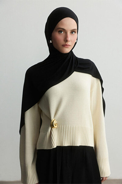 BE BLUE SİYAH BAMBU PENYE ŞAL