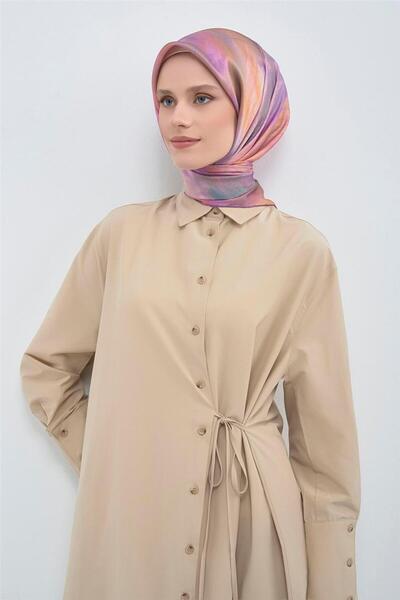 Armine Eșarfă din mătase pură tip twill 9513D 89