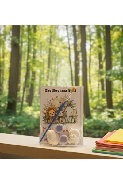 Öğretmenden Hayvanlar Alemi Taş Boyama