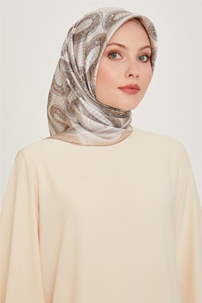 Armine cu imprimeu etnic Twill Saf mătase Eșarfă 9208D 80