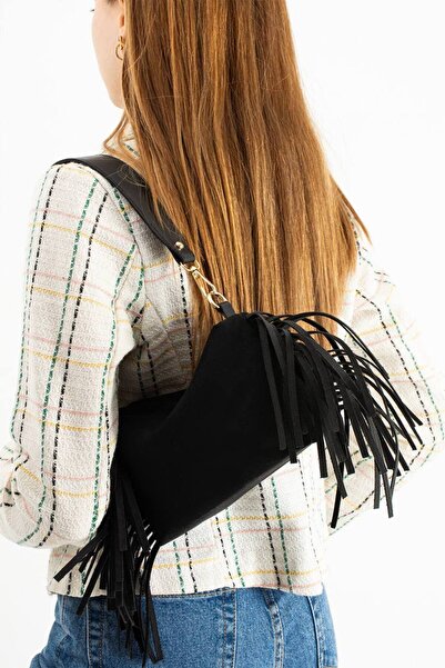Susanna Model Süet Kadın El ve Omuz Çantası