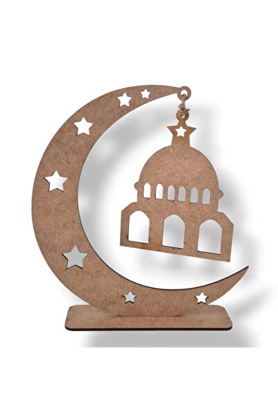 AllFayLazer Ramazan Ayı Temalı Ahşap Boyanabilir Çocuk Okul Atolye Etkinlik B...