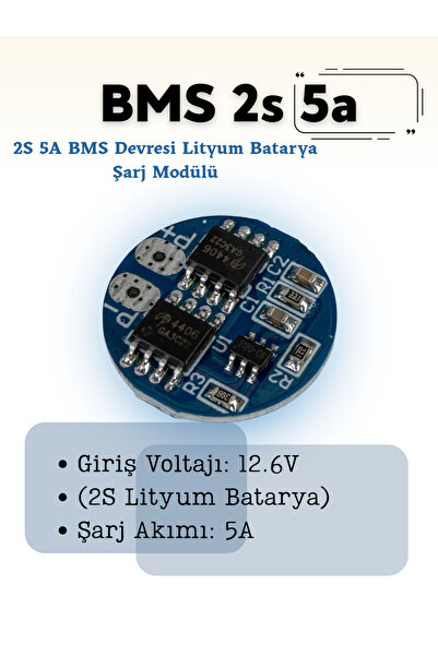 Genel Markalar 8ut1k0 Bms-24035 2s 5a Bms Devresi Lityum Batarya Şarj Modülü ...