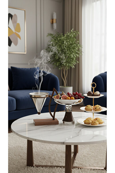 Generic طقم حامل فواكه وحلويات أنيق للتقديم متعدد الاستخدامات