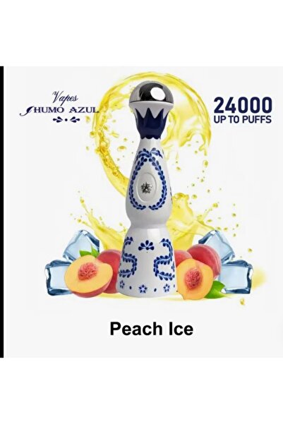 AZUL Peach Ice – 24000 Puffs, USB Type-C Rechargeable Device