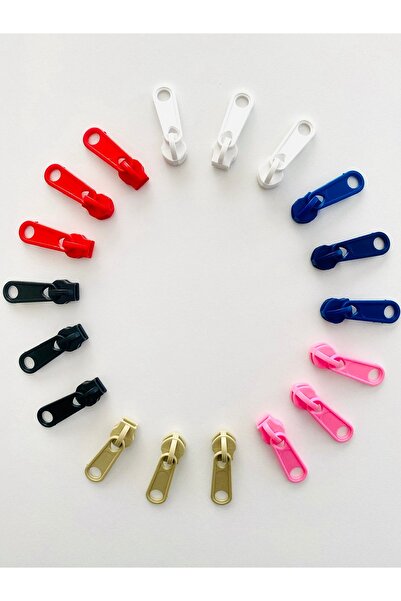 seyranat 18 броя от 6 различни цвята пластмаса, подходящи за ципове с дължина...