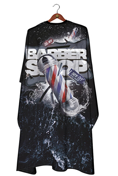 The Barber Fashion Water Barber Shop Penuar Erkek Kesim Önlüğü Tıraş Önlüğü M...