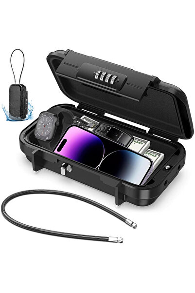 Dasbo Portable Anti-Theft Safe with Numeric Code, Dasbo®, Waterproof Safe Box...
