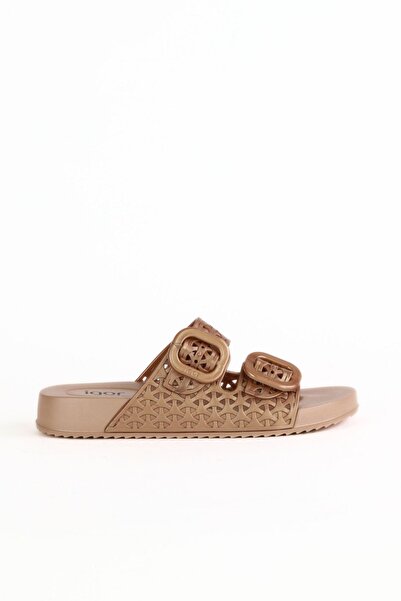 IGOR Women's Brown Habana Fresh Metallic Slippers Bb339-Igr099