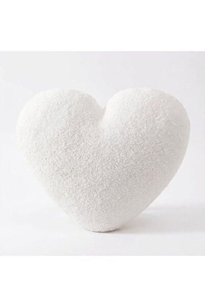 AURALIV ® Heart-Shaped Pillow – White 45×45 cm
