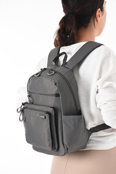 Sanmorris Özer-6002 suya dayanıklı paraşüt kumaş unisex sırt çantası