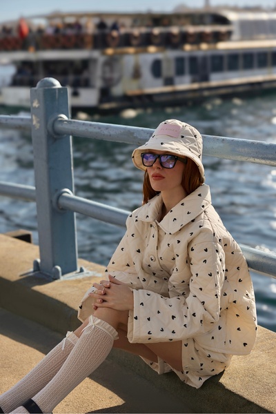 FLAINER Hazel Field Heartlet Bucket Şapka