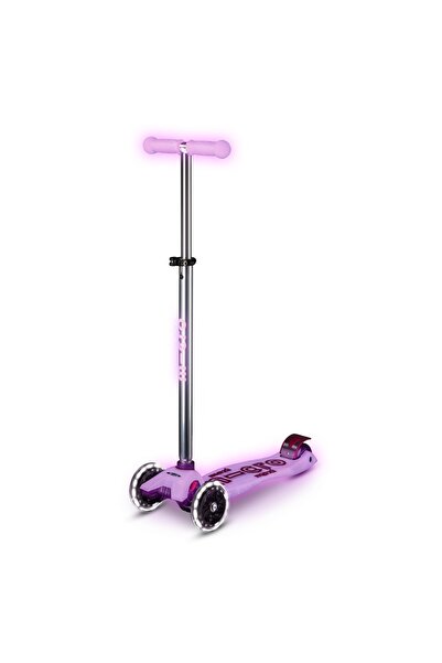 Micro Scooters | Maxi Deluxe GLOW with T-Bar LED | Handlebar Adjustable | Lig...