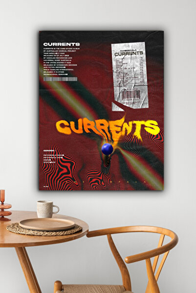postercraft Tame Impala Currents Albüm Tasarım Albüm Modern Panel Tablo Poster