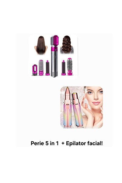 OEM 5 in 1 Multifunctional Electric Brush + 2 in 1 Facial Epilator