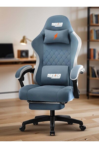 DROGO كرسي ألعاب Throne مع مسند للقدمين ومسند للذراعين ومقعد قابل للتعديل | ك...