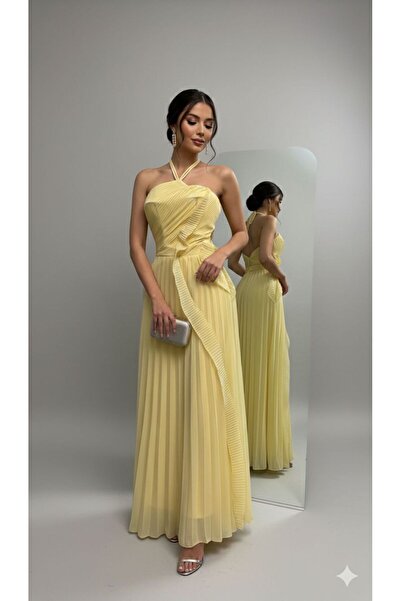 RANA DRESSES فستان أنيق بخامة خفيفة مريحة