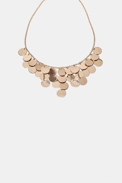 Stradivarius Multi-coin necklace