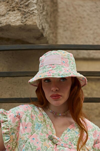 FLAINER Flower Market Bucket Şapka