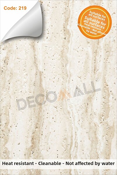 DECOMALL بلاط رخامي مقاوم للماء مقاس 60 × 100 سم لأرضية المطبخ والحمام، بلاط ...