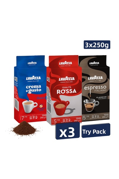 LavAzza كريما إي غوستو، كواليتا روسا، قهوة إسبريسو إيطالية مطحونة مفلترة 250 ...