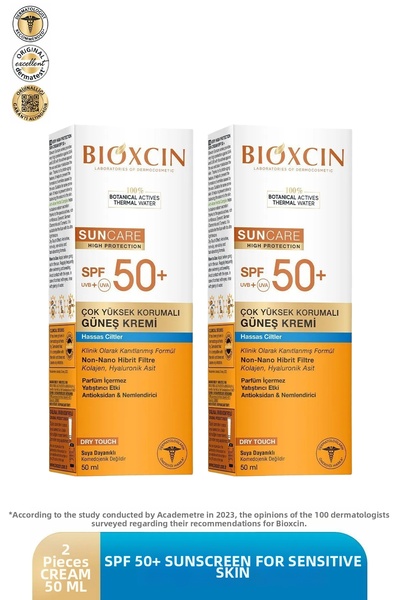 Bioxcin Sun Care Very High Protection Sun Cream for Sensitive Skin 50 Spf 50 ...
