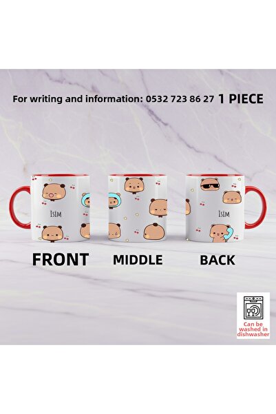Ceymas Hediyelik هدية خاصة لعيد الحب من سلسلة BubuDudu، كوب عيد ميلاد، كوب قه...