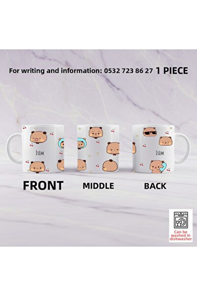 Ceymas Hediyelik هدية خاصة لعيد الحب من سلسلة BubuDudu، كوب عيد ميلاد، كوب قه...