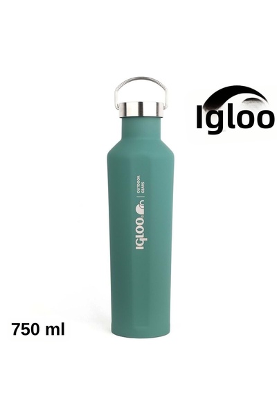IGLOO Pentagon 750ml Thermos Flask Green