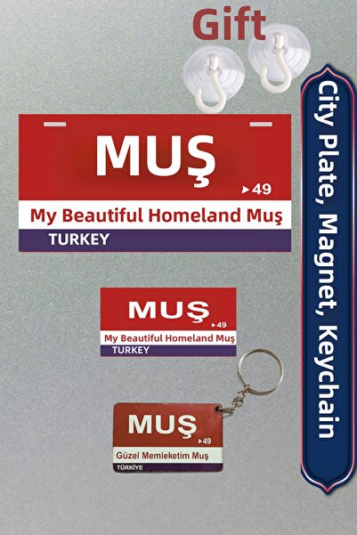 DURUSA Placă decorativă retro "Muş", Magnet retro, breloc cm, Semn decorativ ...
