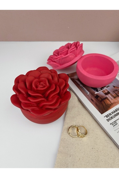 Ca.Gi Handmade Red Rose & Floral Patterned Decorative Box with Lid |   Organi...