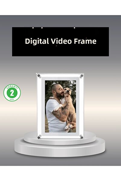 Twin Store Mey Import ®   7 Inch Ips Digital Frame with Photo, Video, and Mus...