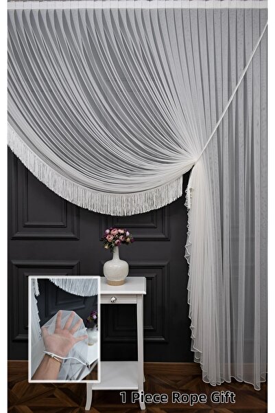 perdealemi False Double Breasted Greek Tulle with Tassels - Collected on the ...