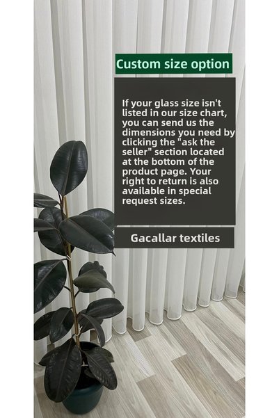 GACALLAR HOUSE Atlantis Heavyweight 1/3 Pleated Draped No-Iron Tulle Curtain (2026 New Stylish Series Product)