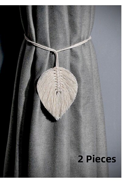 MACROMEKİDS 2 bucăți de legături pentru perdele din frunze de macrame – Supor...