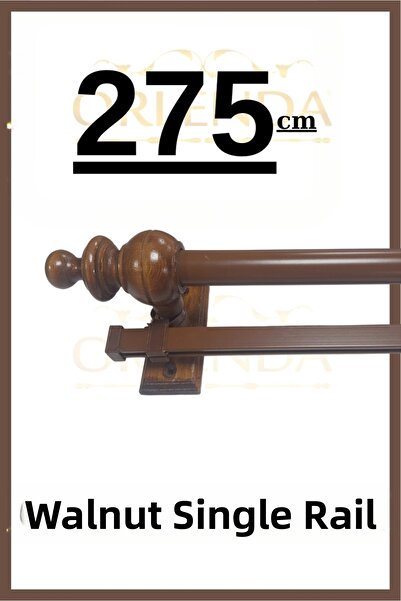 Orlenda Umeraș rustic pentru perdele cu o singură șină - 275