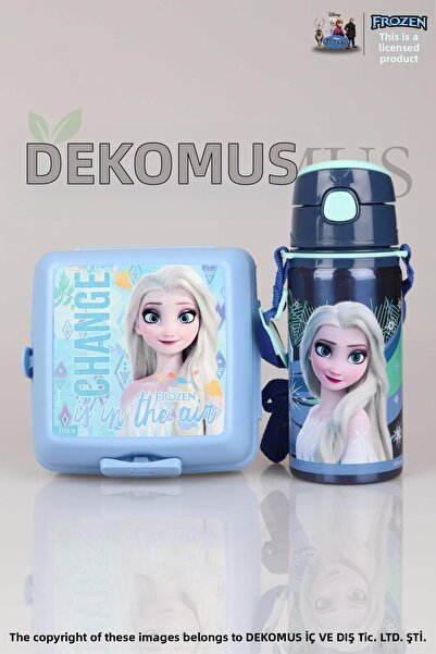 Disney مع DEKOMUS مرخصة من FROZEN SALTO HIDDEN TRUTH قارورة فولاذية سعة 500 م...