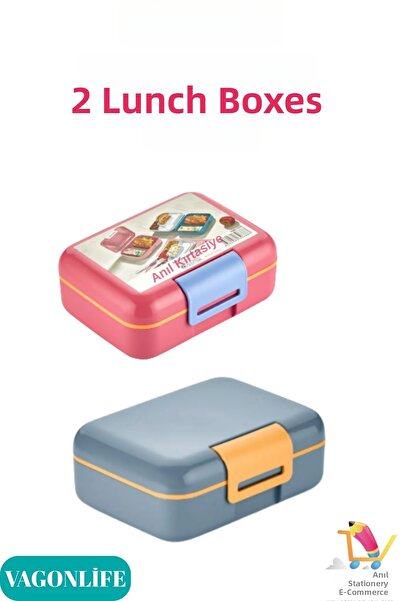 Vagonlife 2-Piece Lunch Box (2 Pieces Will Be Sent)