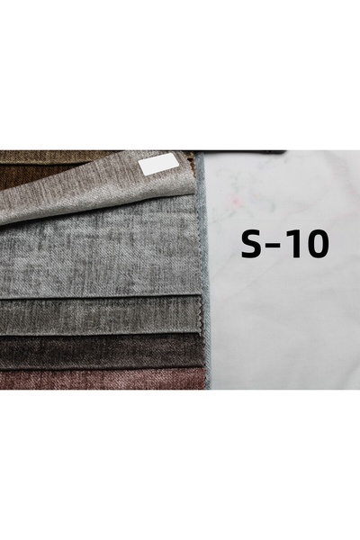 MebelPort Curtain ستارة شانيل فون ذات الحافة المزدوجة مع شراشيب (الجناح الأيم...