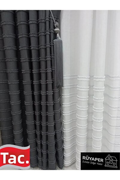 Taç Noua sezon Rüyaper - Pliuri strâmți din in și tul, potrivite pentru orice...