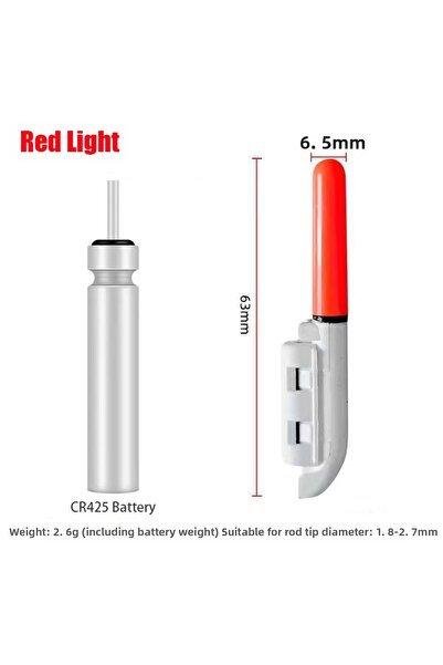 Choice Red 1PC Night Fishing Electronic Rod LED Light Stick Luminous Glow Wat...