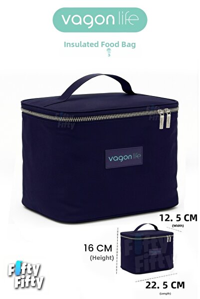 Vagonlife Θερμομονωμένη θερμομονωμένη τσάντα μεσημεριανού γεύματος Τσάντα μεσ...