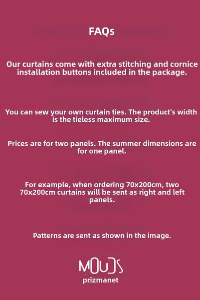 Moud's Pink Flower Patterned Suede Living Room Hall Background Curtain Printed Extrafor Drawstring 2 Sash PRD-1022