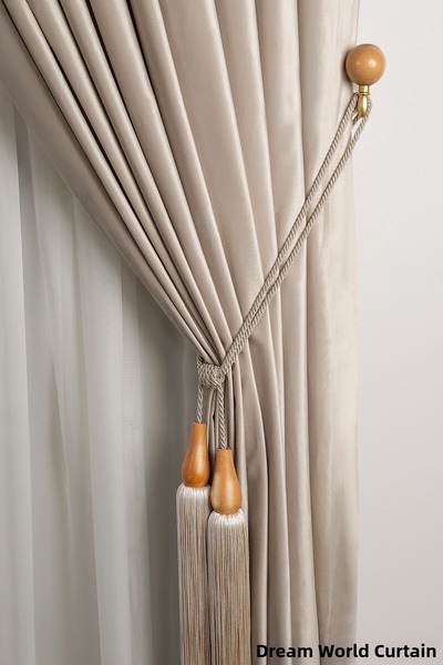 Hayal Dünyası Set de brațe decorative din lemn Renso pentru draperii, realiza...