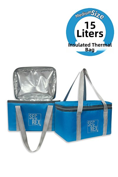 SECREX Θερμομονωμένη θερμική τσάντα μεσαίου μεγέθους 15 λίτρων Επαγγελματική ...