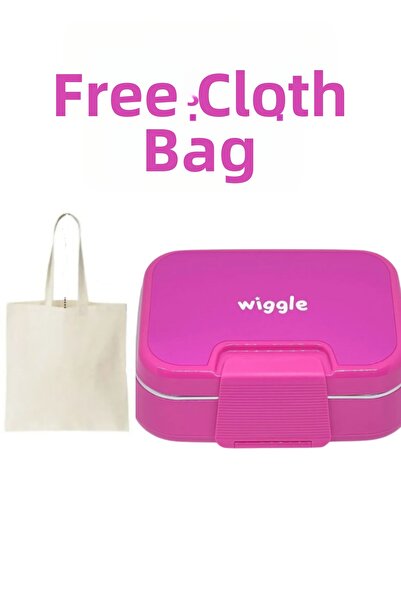 WİGGLE 1030ml Lunchbox New Collection Single Layer 2 Compartment Stainless St...