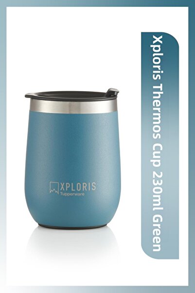 Tupperware كوب ترمس Xploris باللون الأخضر - 230 مل