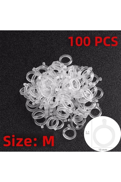 Choice أشرطة طُعم M لأدوات صيد سمك الشبوط الخشنة 100X أشرطة طُعم بيضاء وأشرطة...