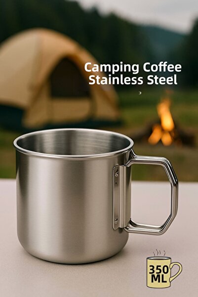 Transformacion كوب تخييم ستانلس ستيل - كوب تخييم 350 مل 722046
